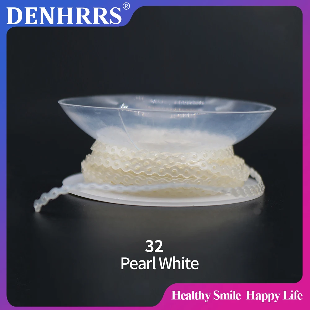 

48Colors Dental Power Elastic Ultra Power Chain Orthodontic Bracket Treatment 15Feet Long Type