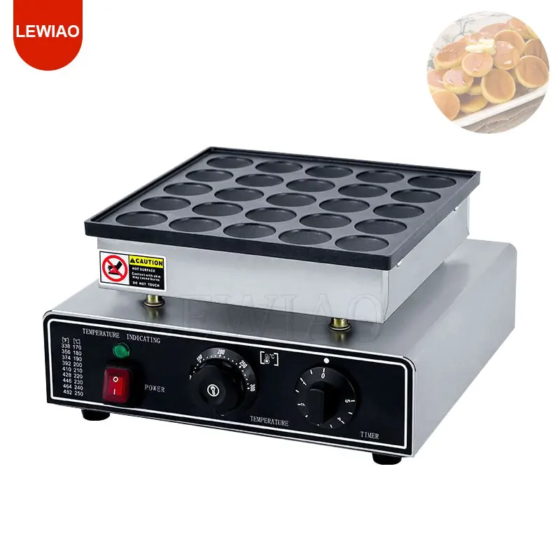 25-Well Muffin Maker Causeway Machine Waffle Maker Round Cookie Maker Commercial Waffle Oven Japanese Style