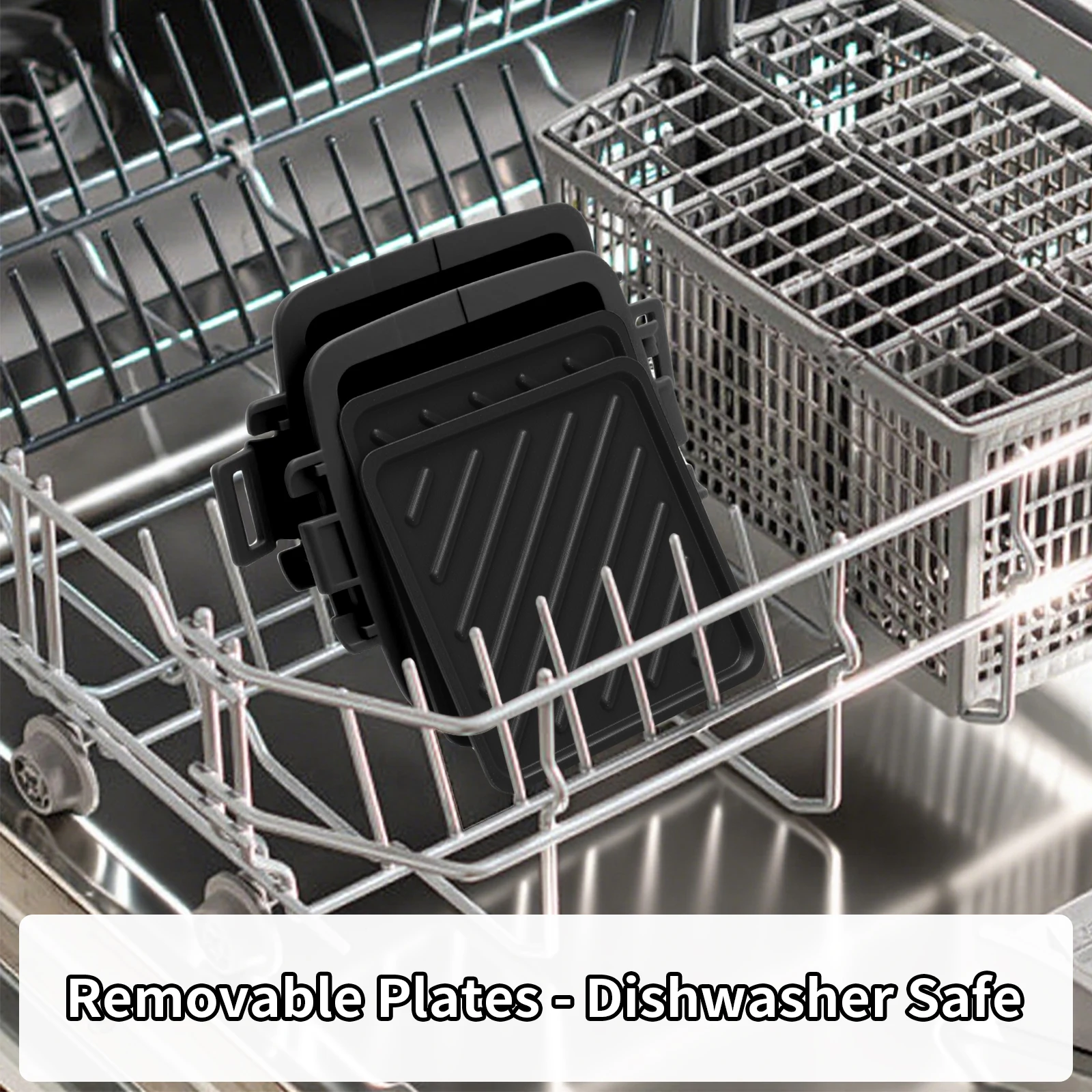 محمصة الميكروويف، سائق البصق، صانع الساندوتشات، صانع بانيني، أجنحة الدجاج المشوية، شريحة لحم، هوت دوج، فيليه السمك، ساندويتش