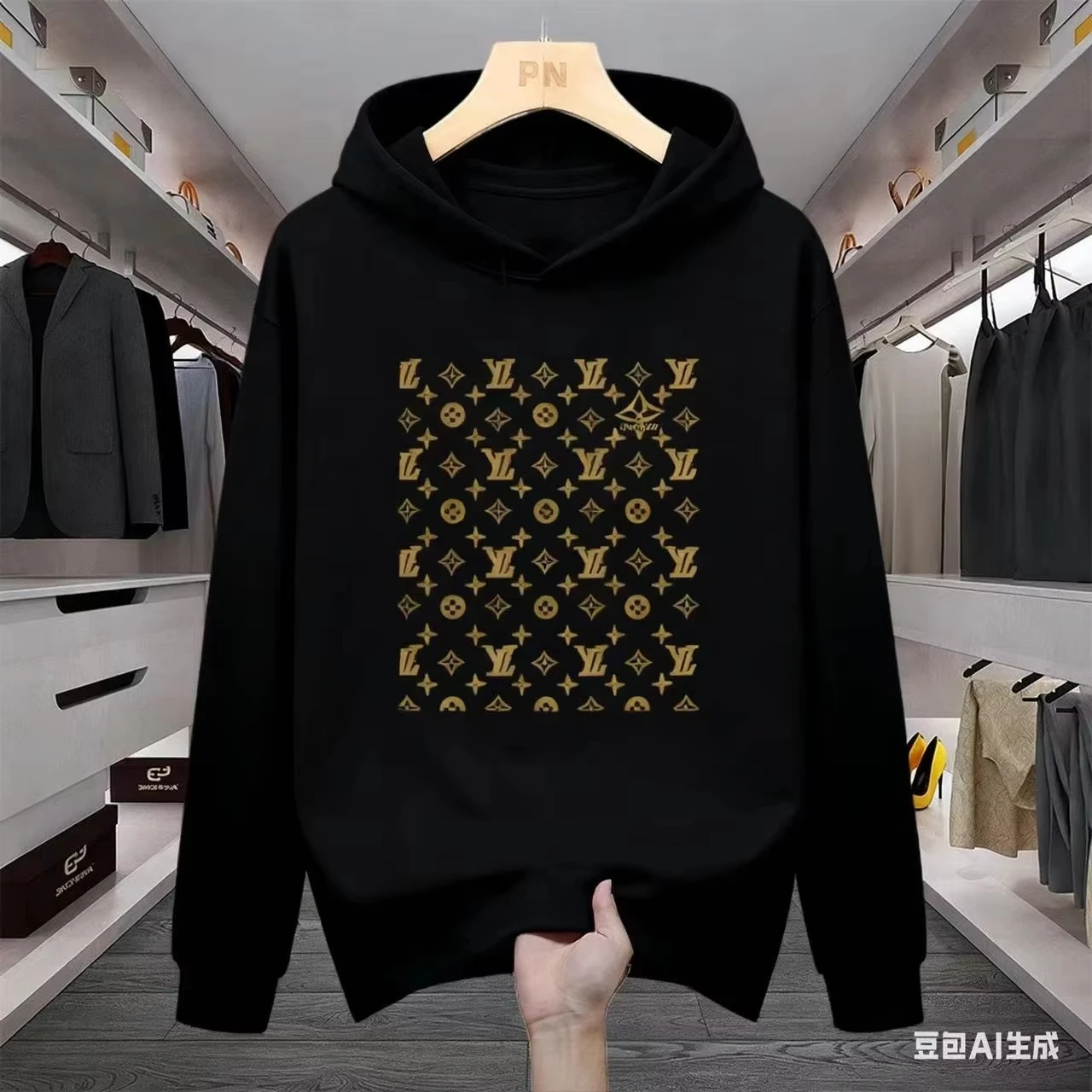 

The New Autumn and Winter Sweatshirt Features Oversized, Loose, Flowing and Laid-back Printed Patterns. It Is A Unisex Base