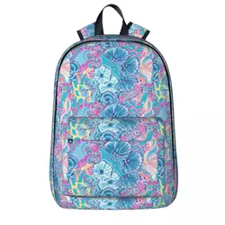 Lily Pulitzer Backpack Boy Girl Bookbag Children School Bags Cartoon Kids Rucksack Laptop Rucksack Shoulder Bag Large Capacity