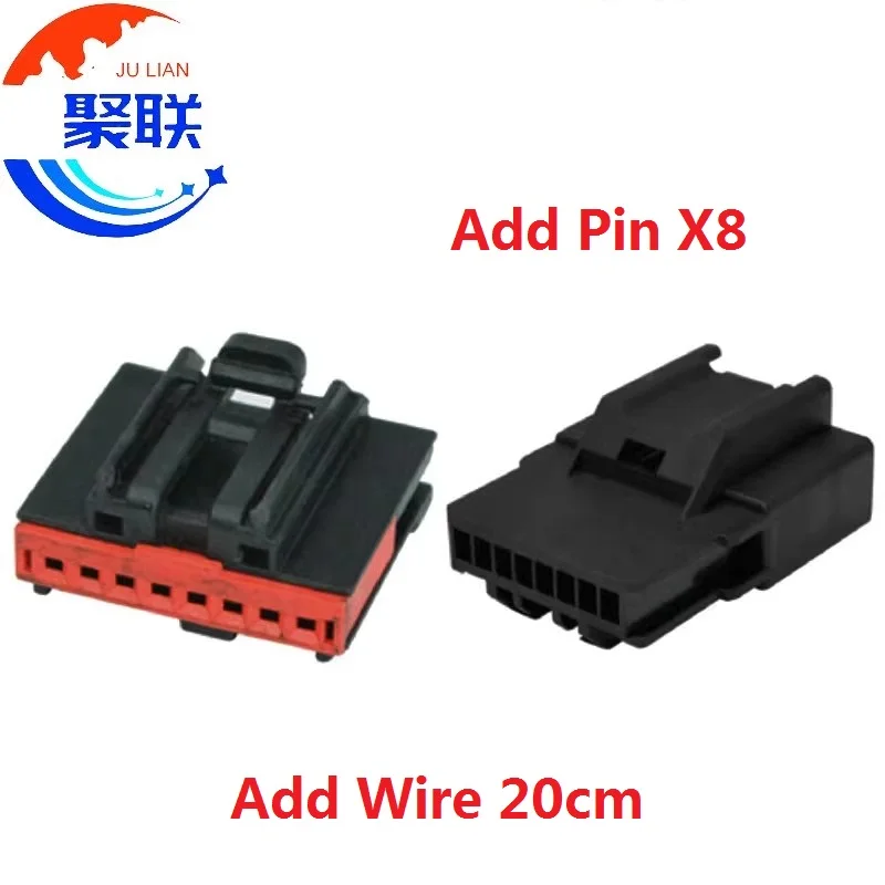1Set 8Pin 2098407-1 9-1419166-0 Elevator Signal Cable Plug Car Wire Socket with Cable Wires 1419166-0