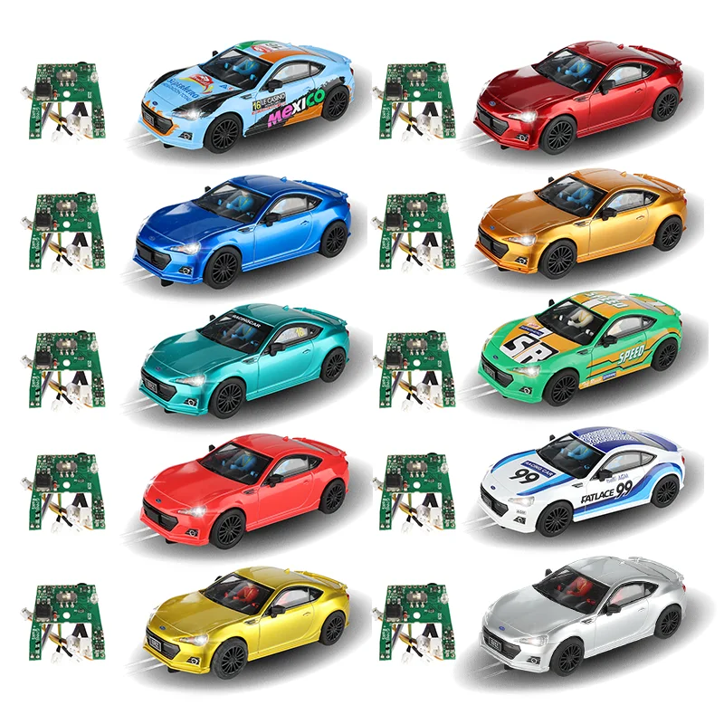 DIY Slotcars 1/32 Maßstab AGM BRZ Mexico Livery Evolution Rennwagen Spielzeugauto für Carrera Digital Track System