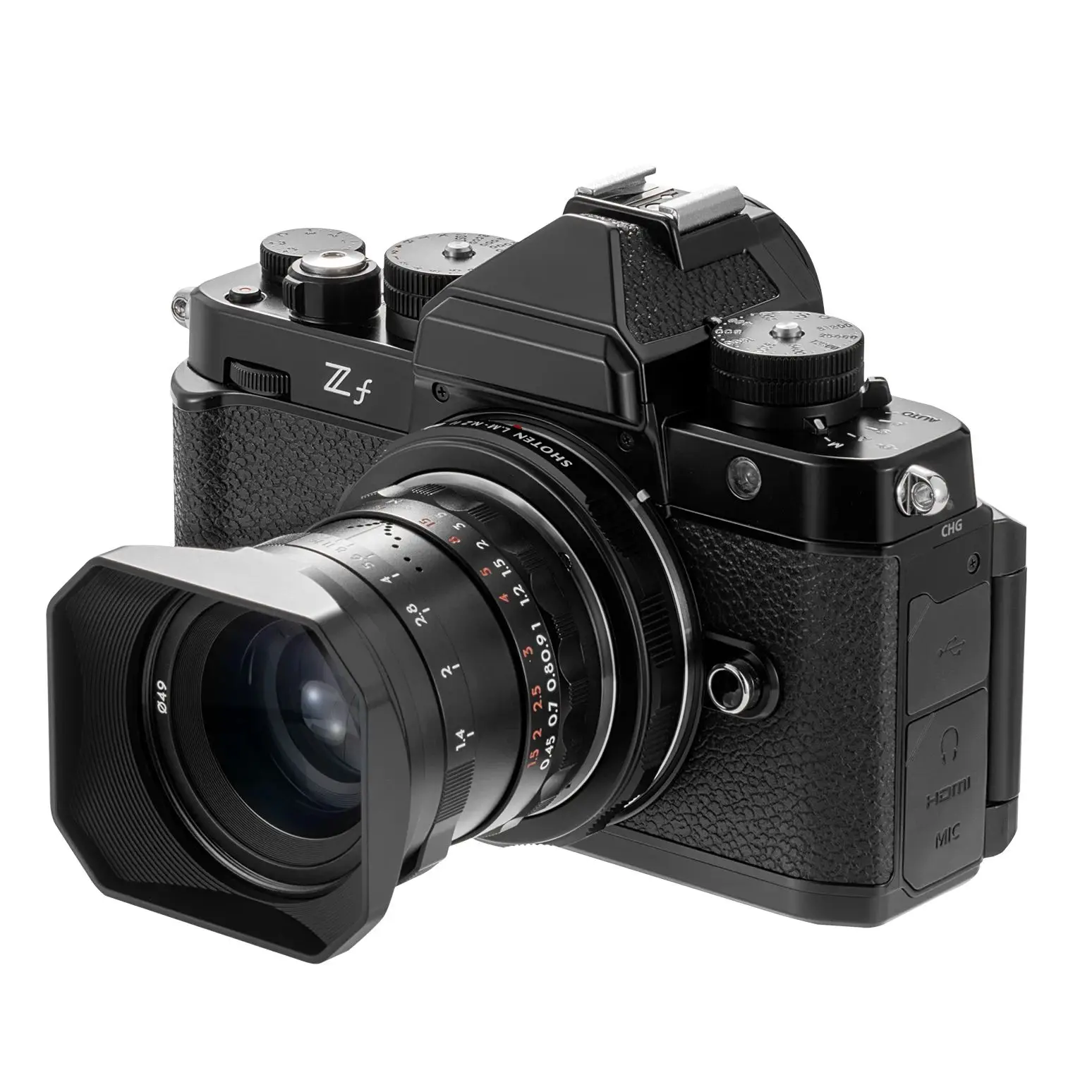 

Электронный адаптер Shoten LM-NZ II E с подтверждением фокусировки для объективов Leica M на камеры Nikon Z (Z8, Z9, Z7II, Z6III, Z5, Z7)