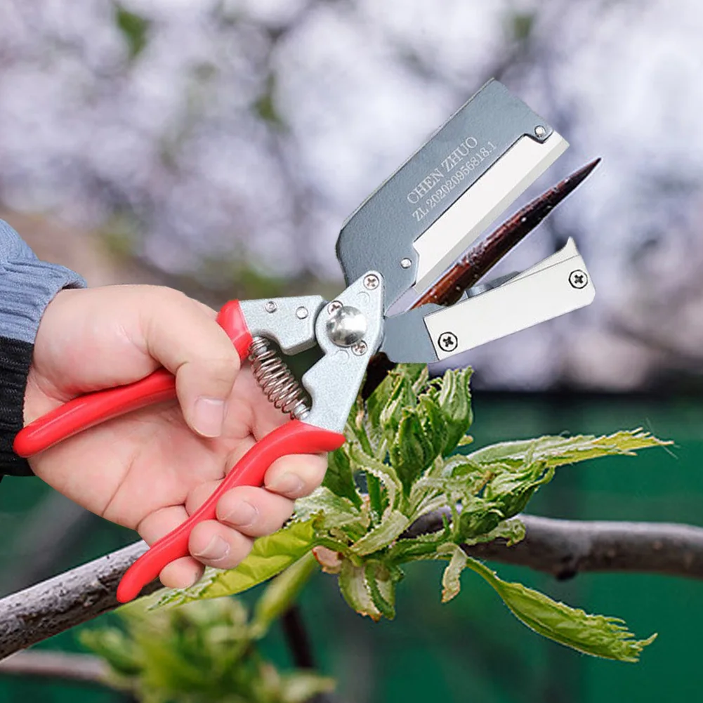 Artefatto per innesto di cesoie per innesto di piantine di alberi da frutto in lega di alluminio per innesto di rami spessi
