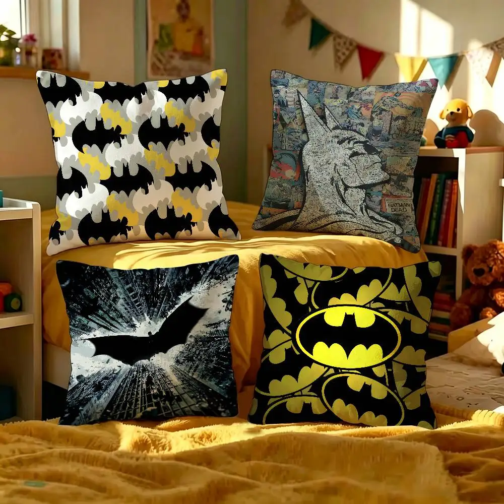 Movie BBatmanS Pillow Cover for Bedroom Room and Living Room Sofa Decorative Cushion Cover