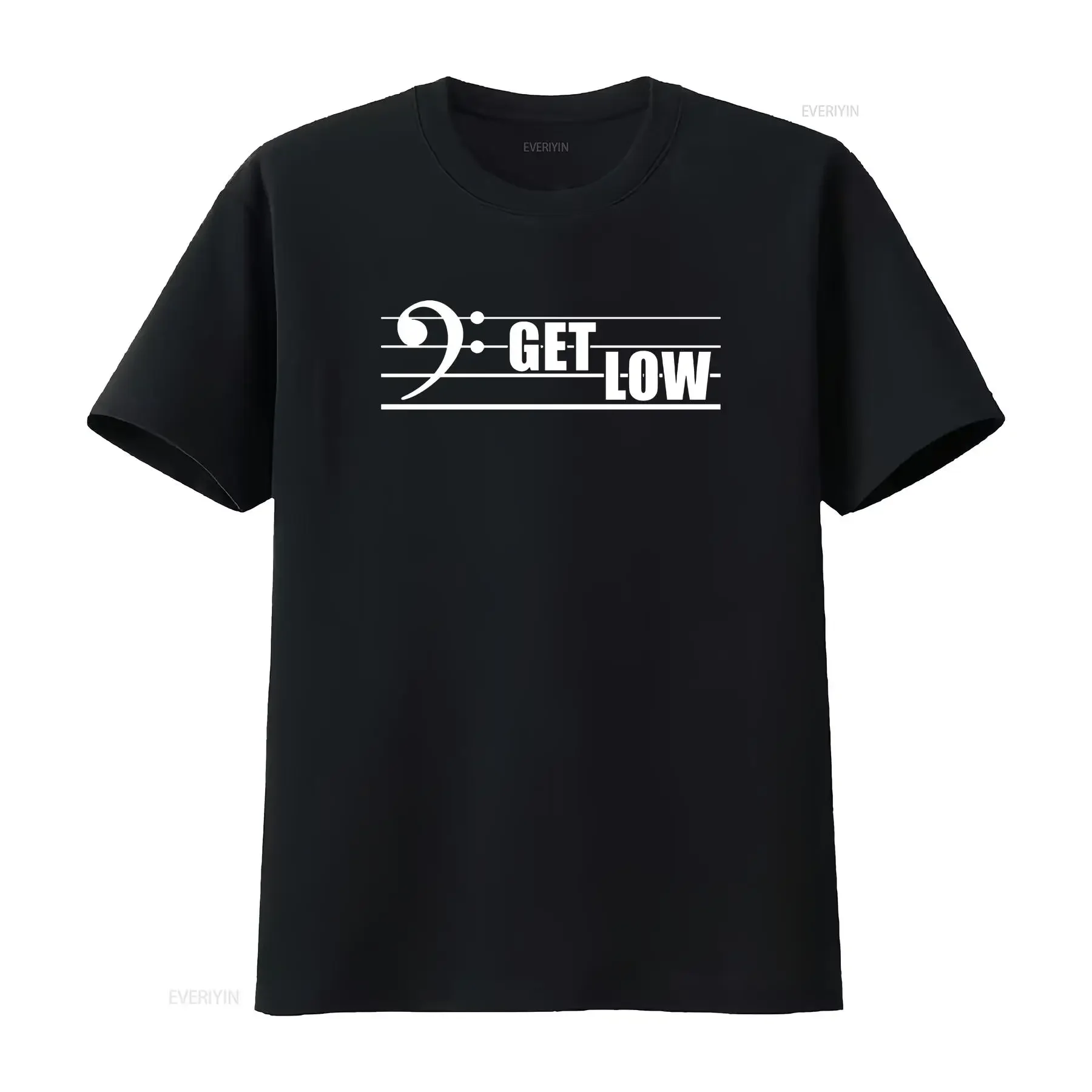 Bass Guitar T Shirt Clef Cool For Bassist Player Vintage Rock Music Note Blues Bluegrass Country Kids vintage Washed fashion