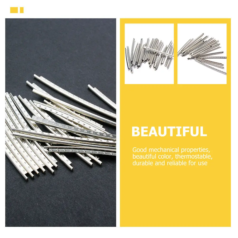 

1 set 1 Set Metal Fret Wire For Guitar Fingerboard Durable Fretwire Replacement Supplies Electric Bass Fret Wire Accessories
