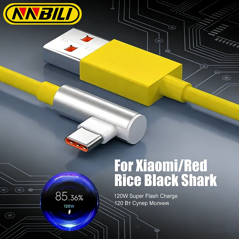 NNBILI 67W Fast Charger For Xiaomi 17 14 13 12 11 Pro Ultra Note 12 Lite USB A To Type C Quick Charging Phone Cable Accessories
