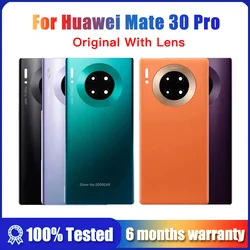 ORI For Huawei Mate 30Pro Battery Back Cover 3D Glass Panel Mate30pro Rear Door Battery Replace Part with Adhesive Camera Lens