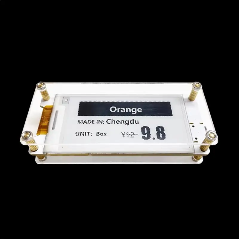 ABFU-Bluebooth SX1262 Lora Wifi ESP32 Wireless Paper Eink Display Meshtastic Smart Price Tag ملصق الرف الإلكتروني