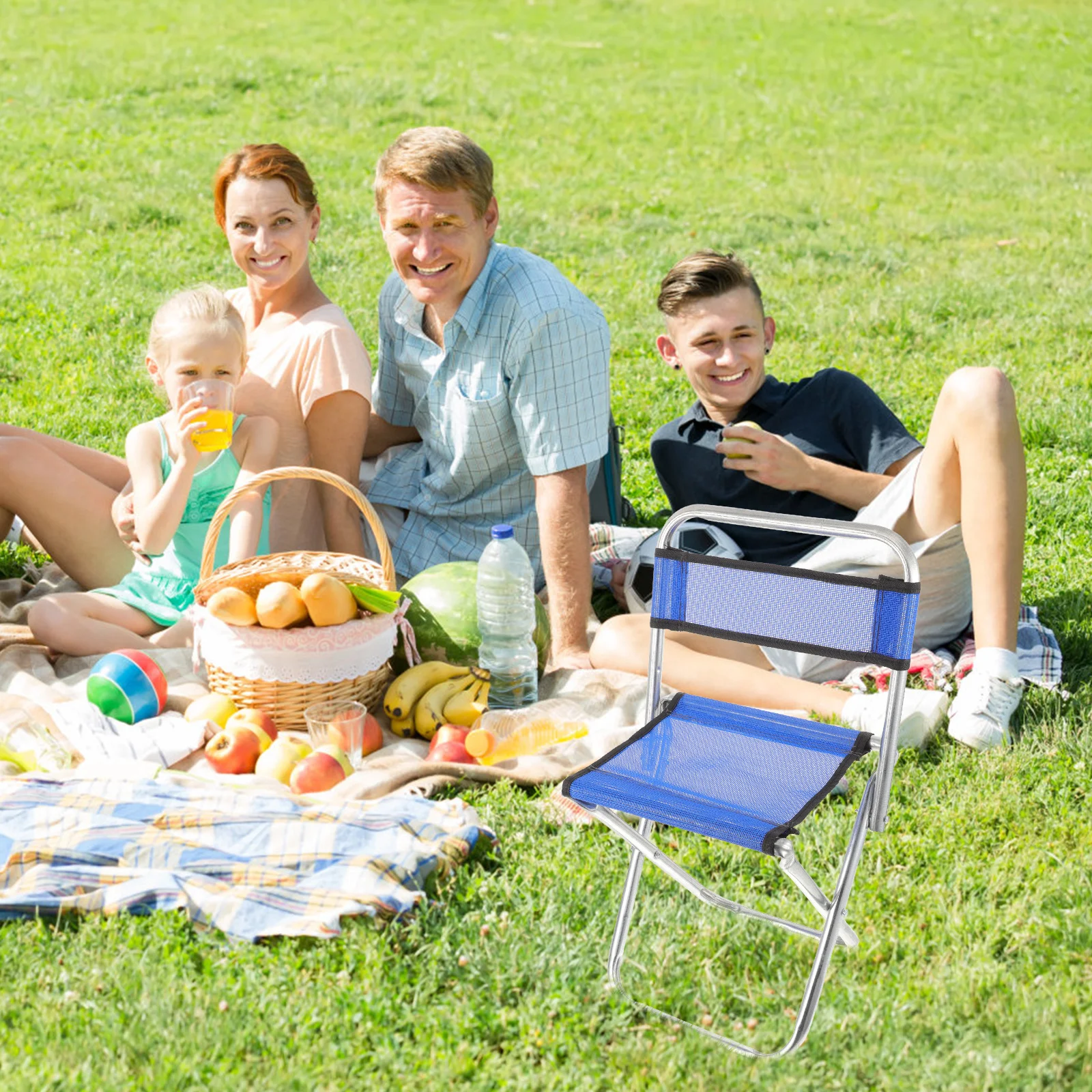 

Fishing Chair Foldable Portable Camping Chair Compact Lightweight Outdoor Stool For Adults Heavy Duty Bbq Hiking Beach Travel