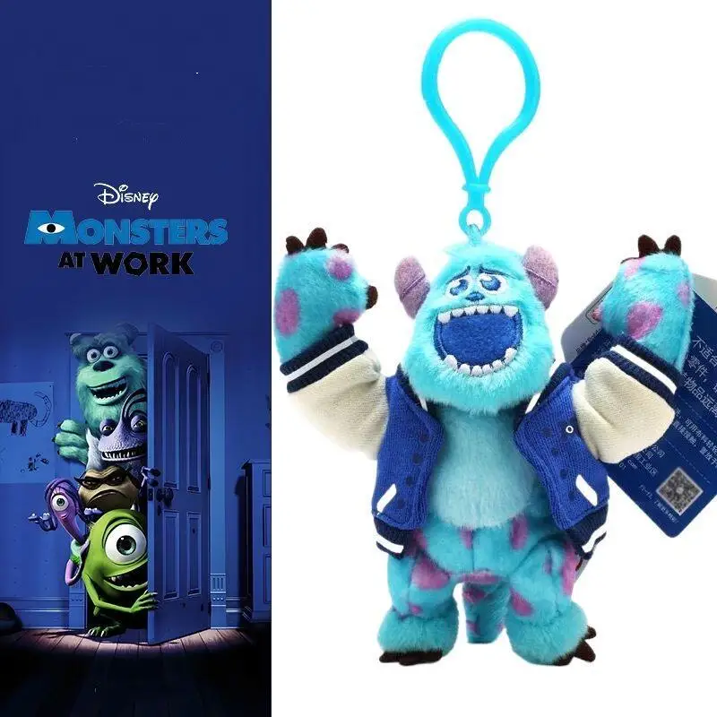 ديزني وحوش جامعة جيمس بي سوليفان Pp القطن البيسبول الزي أفخم دمية المفاتيح حقيبة الظهر قلادة الديكور الصبي هدية #4