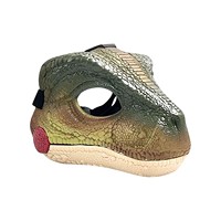 Dino Mask Moving Jaw Hard Plastic Funny Dinosaur Mask With Dinosaur Scream Halloween Dinosaur Head Face Mask Cosplay Props