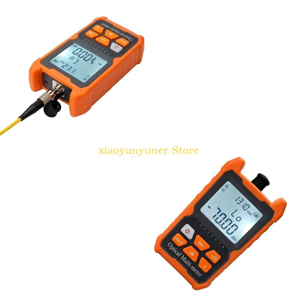 P9JB Small Opticals Power Meter With 2Mw Red Light Source For Fiber Opticals Cable Loss Detection And Networking Maintenance