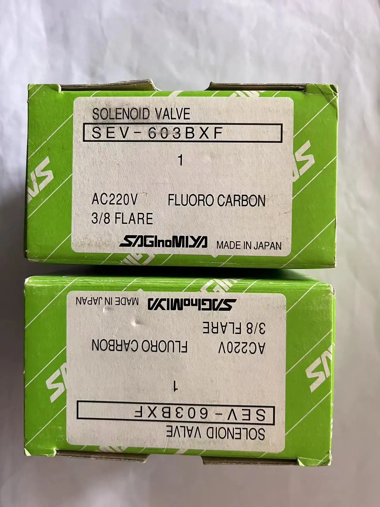 

NEW SAGINOMIYA Solenoid Valve SEV-603BXF AC220V Oriental