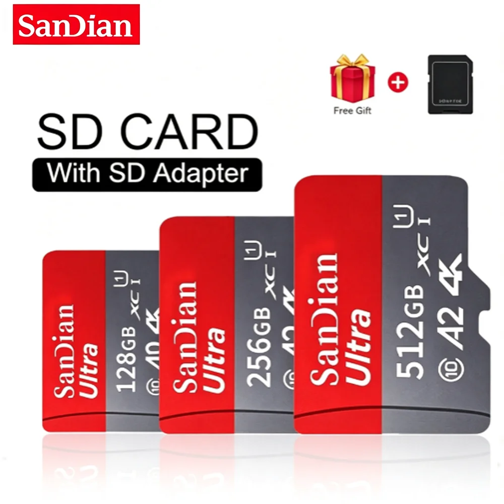 SD Card Memory Micro TF 64GB 128GB High Speed Best Seller Phone 256GB 512GB Ultra Fast Top Rated Camera Super Speed Drone 2026