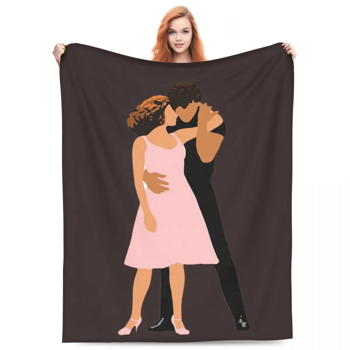 Dirty Dancing Blankets Flannel Sofa Throw Blanket Super Soft for Home Bedroom Office Throws Bedspread Quilt