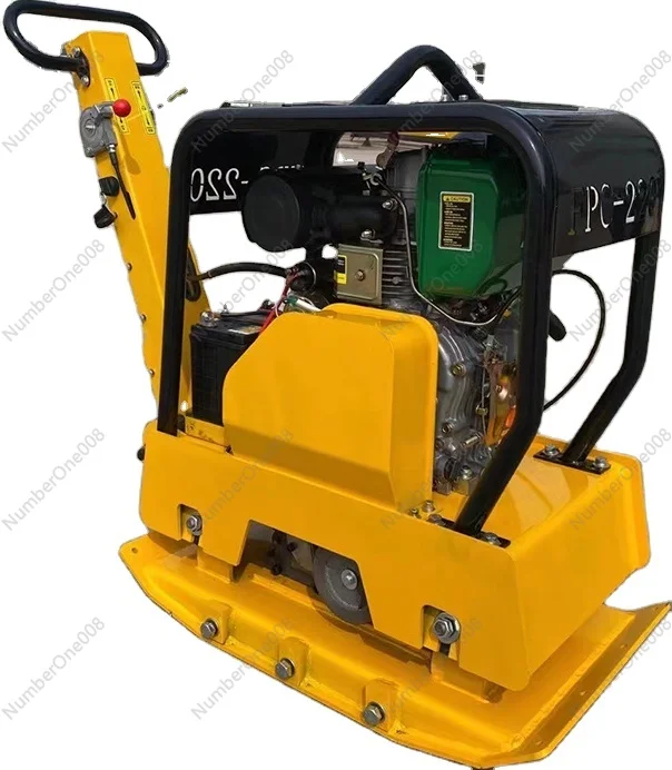 

Handheld Reversible Compactor for Soil, Vibratory Hydraulic Plate Compactor, High-Performance Soil Compaction Tool