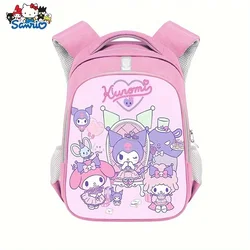 Sanrio Kuruomi Children Fashionable Backpack Cute Compact Casual Backpack Girl Heart Cartoon Anime Korean Version Child Backpack