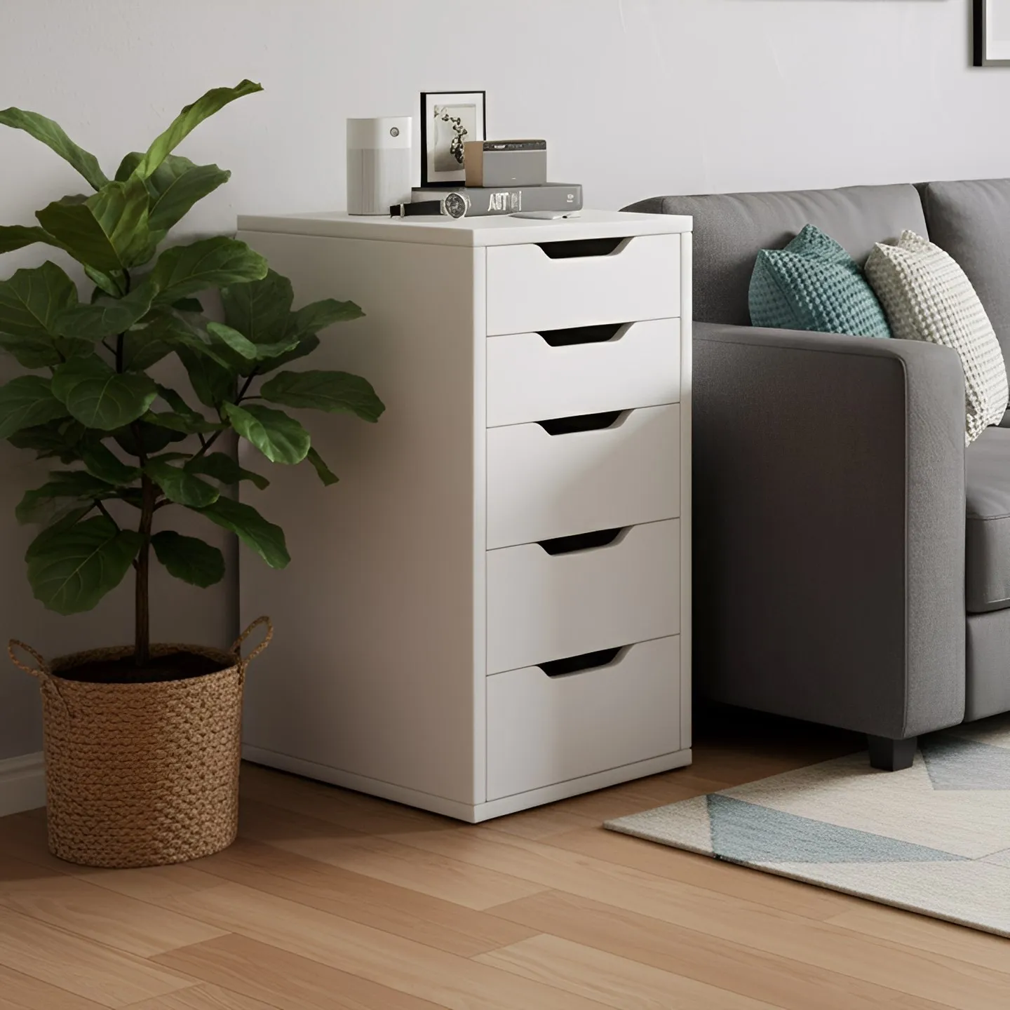 #Drawer storage cabinet home living room chest ofdrawers office A4 file cabinet storage cabinet multi-layer shelf under the desk