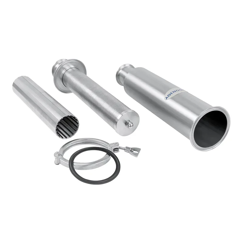 Sanitary Three Cores Mirco Filter with Sampling Valve