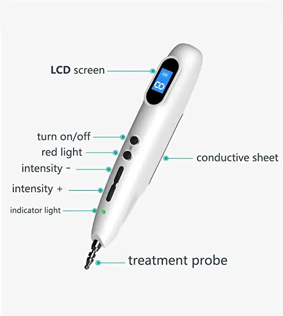 Electric Acupuncture Pen Handheld Acupressure Device Auto Find Points
