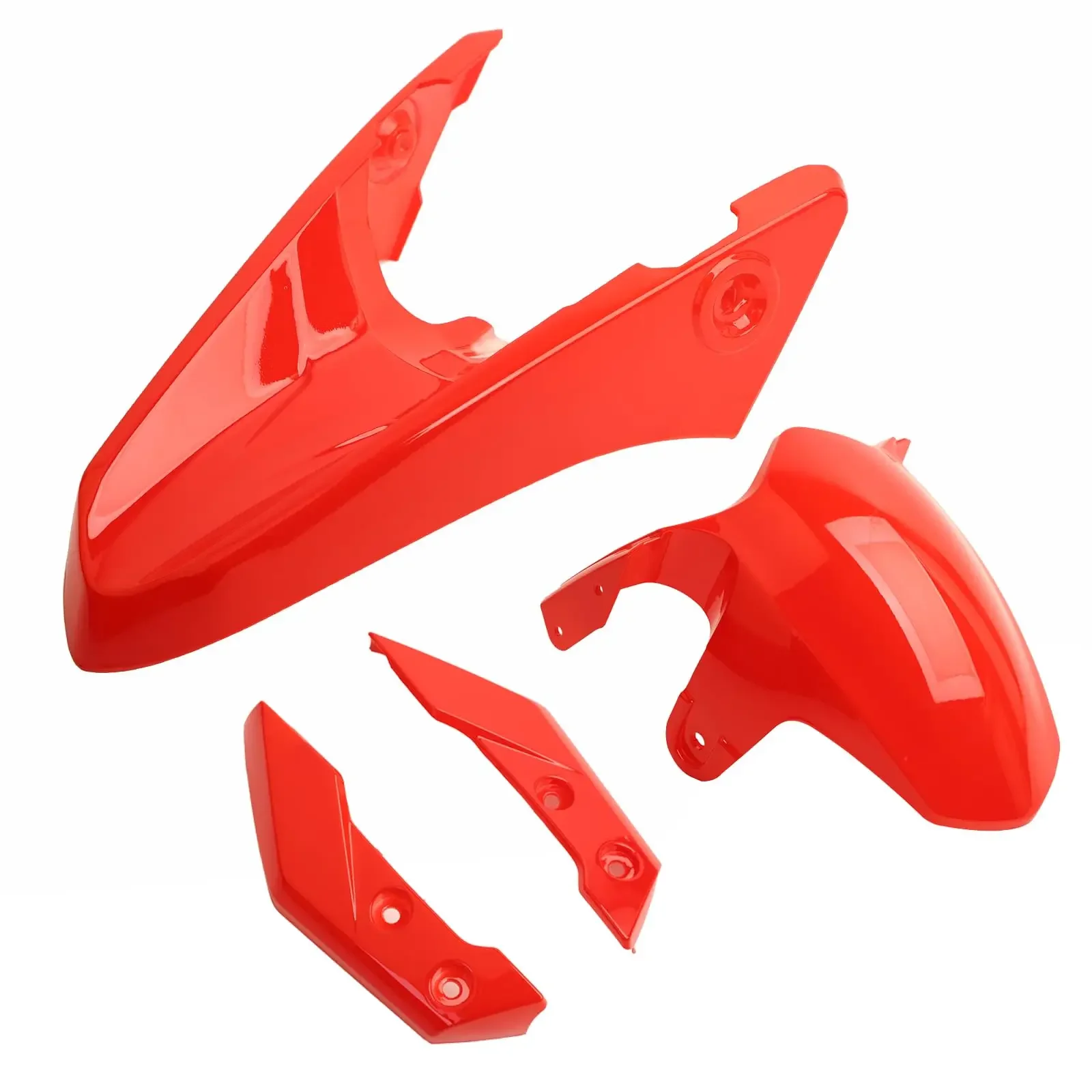 

Motorcycle Modified Front Fender Kit Red Color Fit for Honda Grom Msx125 SF 2013-2016 Parts