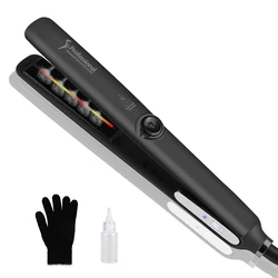 Hair Straightener Professional Infrared Steam Straightening Irons Argan Oil Treatment Vapor Flat Iron Hair Flat Iron 110V-240V