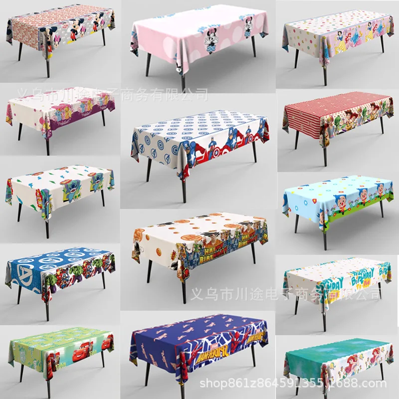 

1pcs for KulomiHot selling cartoon disposable tablecloth birthday party decoration Kulomi Yugui Dog Merlotte dinner cloth