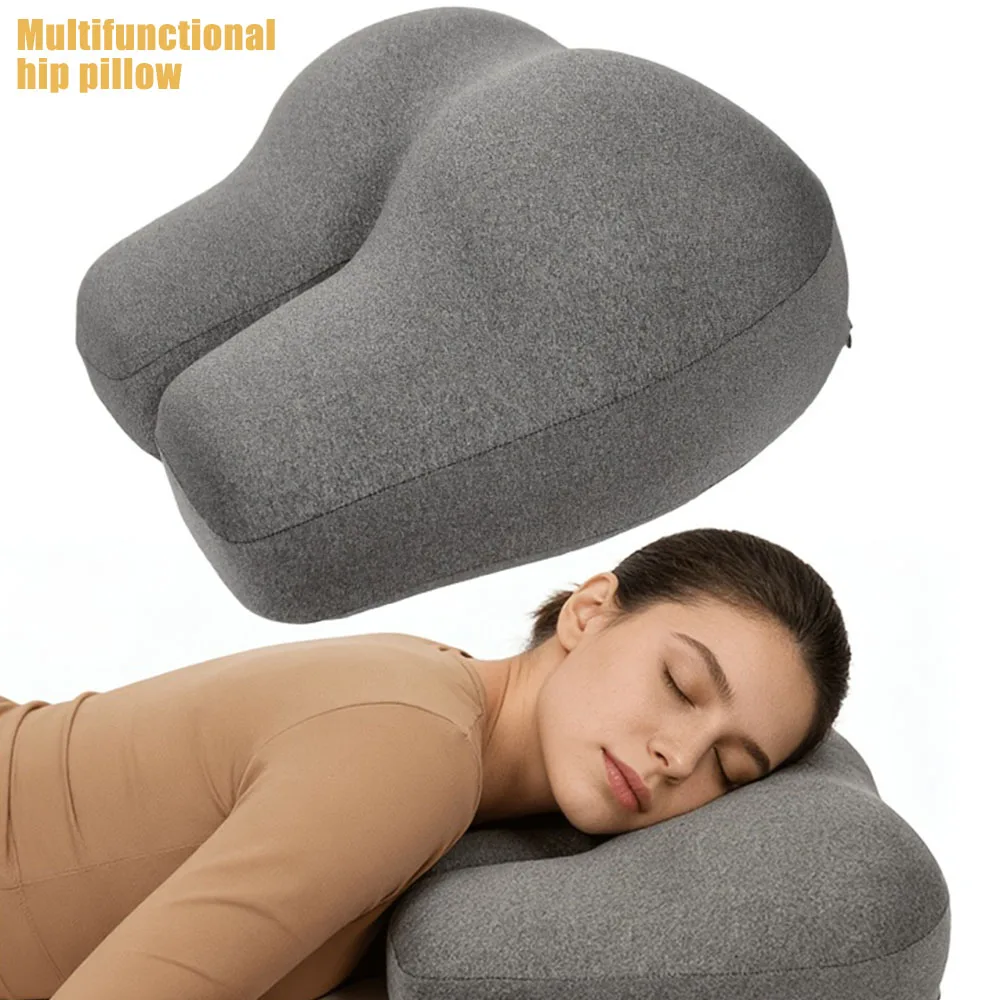 Memory Foam Side Sleeping Arm Pillow Hip Cushion Multifunctional Slow Rebound Orthopedic Pillow with Washable Cover