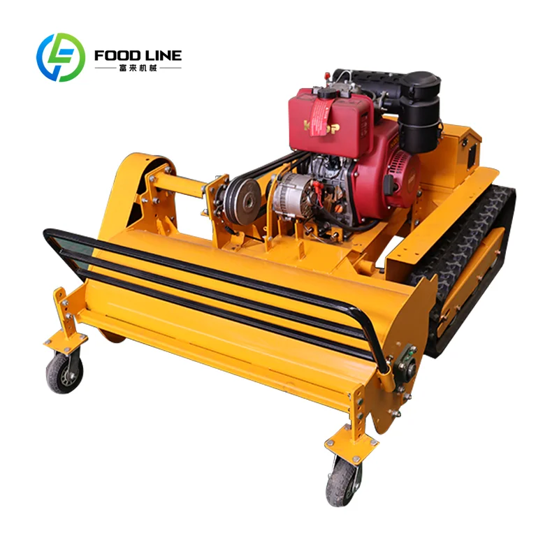 

Customized Heavy Duty Remote Control Lawn Mower Steel Blade Durable Construction for Commercial Landscaping Company Maintenance