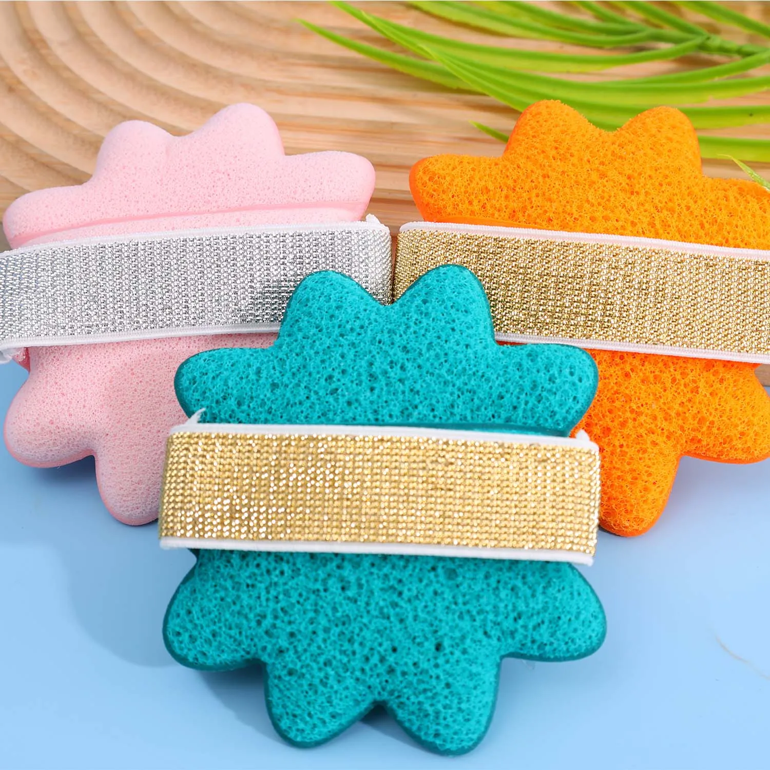 Exfoliating Face Cleaning Sponge Pads Gentle Facial SPA Massage Cosmetic Makeup Removal Wash Puff Foaming Cleansing Care Tools