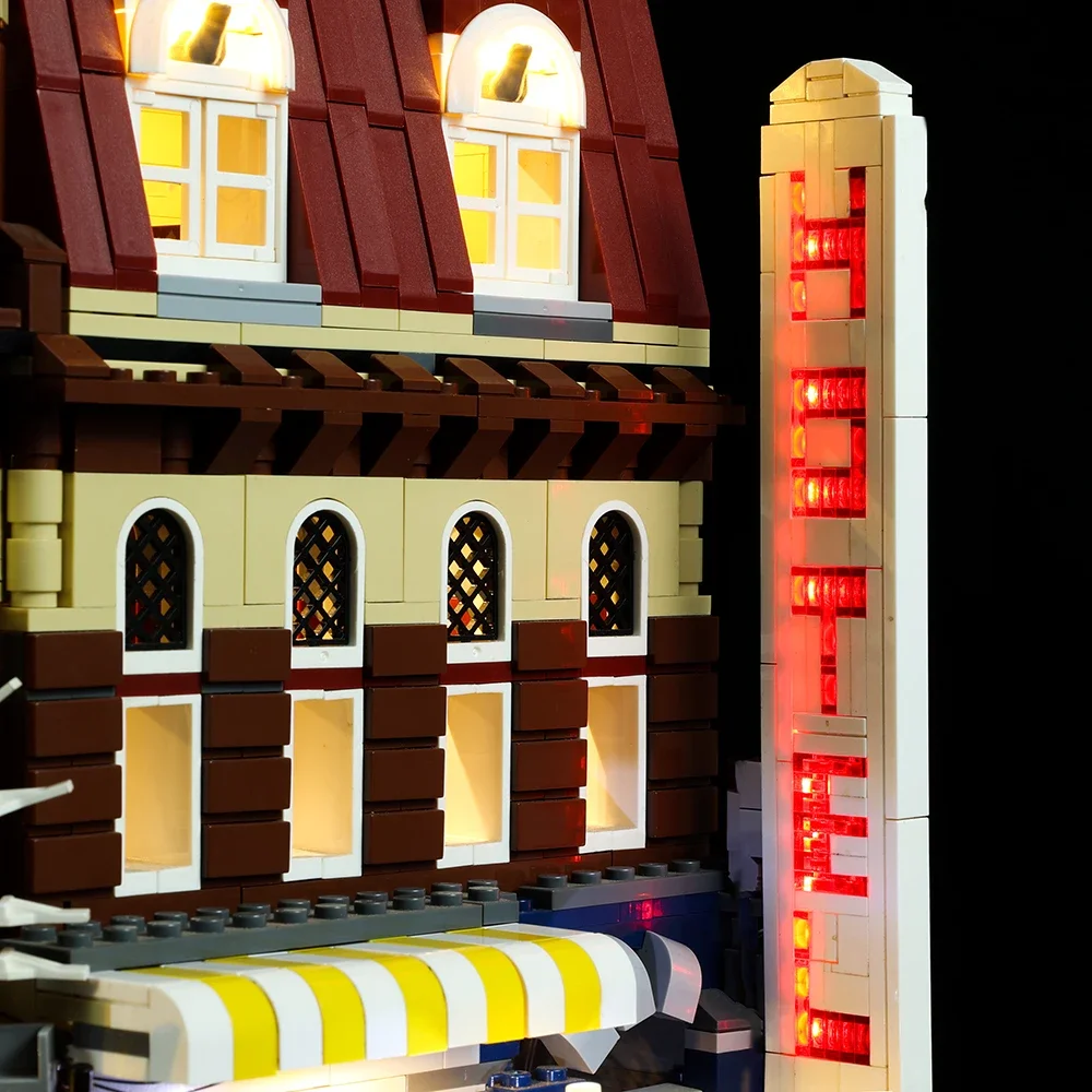 Led light kit for lego CREATOR EXPERT 10182 bricks set Compatible with 15002 Cafe Corner (not include Model Kit Blocks Toy