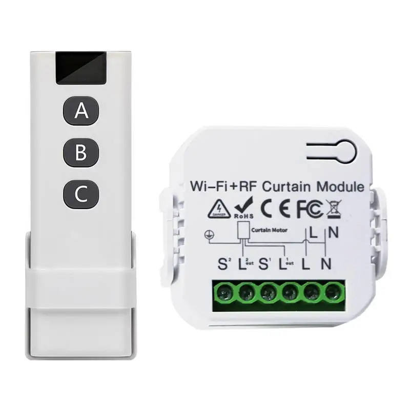 Abridor de pantalla inteligente inalámbrico, Control de voz WiFi, controlador de pantalla inteligente, accesorios para el hogar, Motor multifuncional remoto