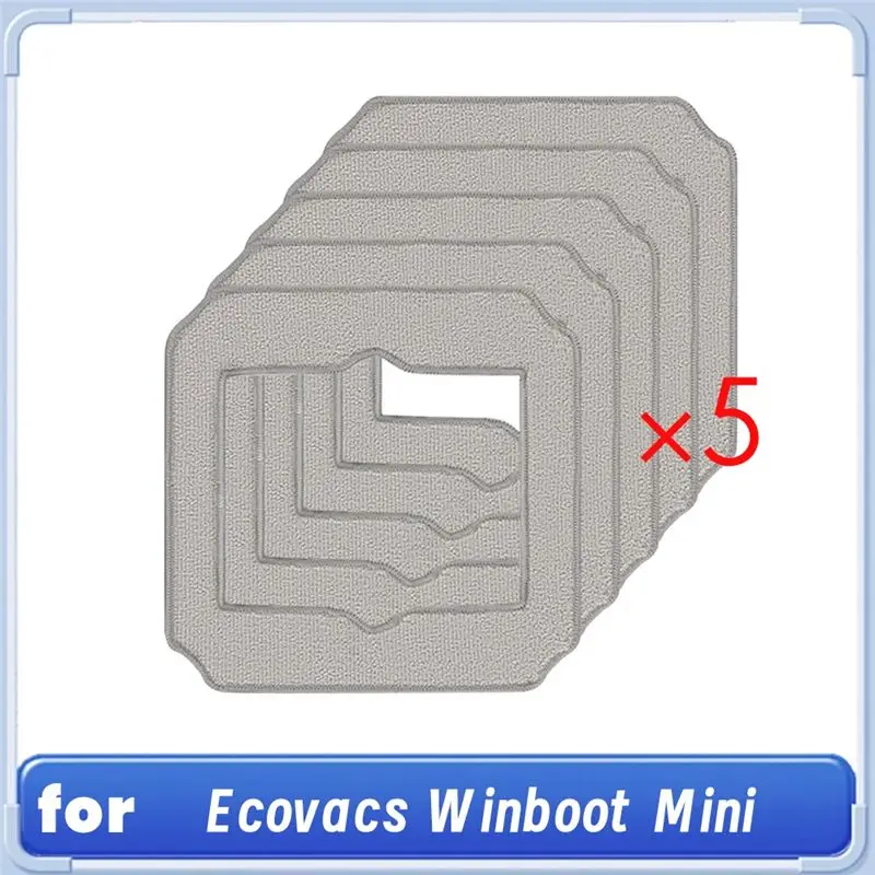

Тряпка для мытья окон N84R для роботов-мойщиков Ecovacs Winboot Mini, аксессуары для роботов-мойщиков окон
