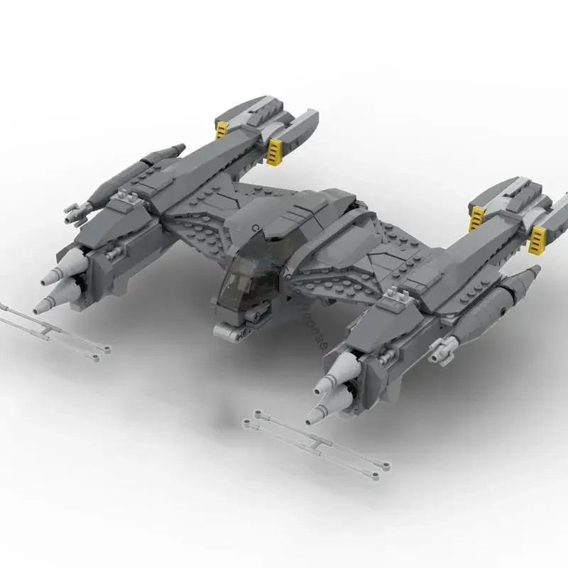 

New 658Pcs Famous Star Battle Movie Moc Guard Starfighter Model Diy Creative Ideas Childs Toy Birthday Gifts Custom Puzzles 7673