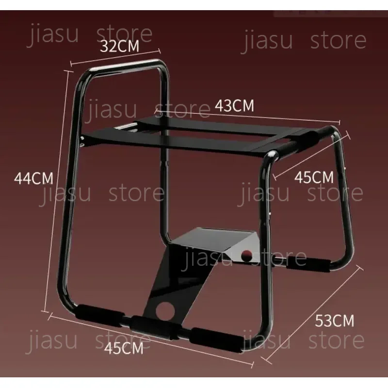 Multipurpose Posture Assist Sex Stool Good Elasticity Adult Chair With Arch Bridge Plate
