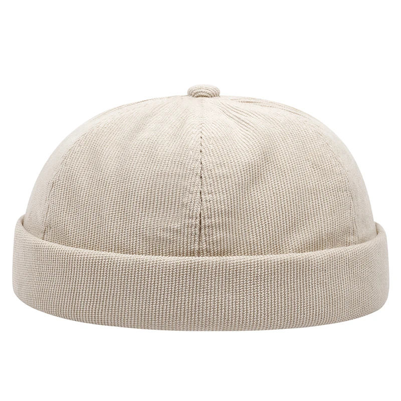 Frühling Und Sommer Neue Casual Vermieter Hut Straße Melone Haut Flut Hüte Ohne Krempe Retro Hip Hop Cap Männer Und Frauen Universal kappe