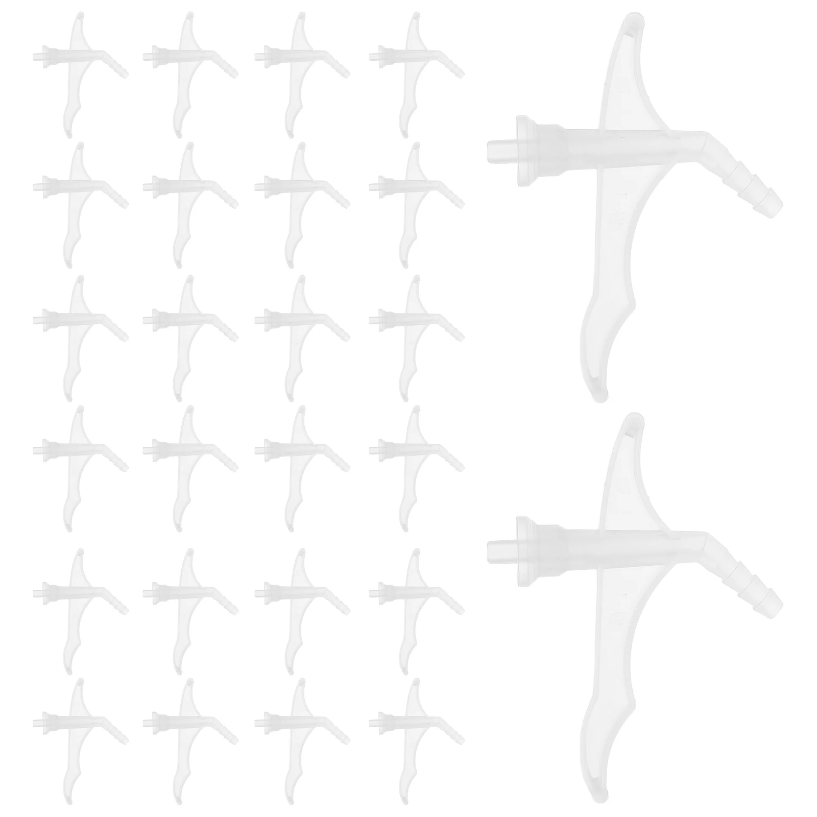 50 pcs Foaming Nozzle Gun Car Cleaning Supplies Sprayer Transparent Hose Attachment Tube Connector Foam Application