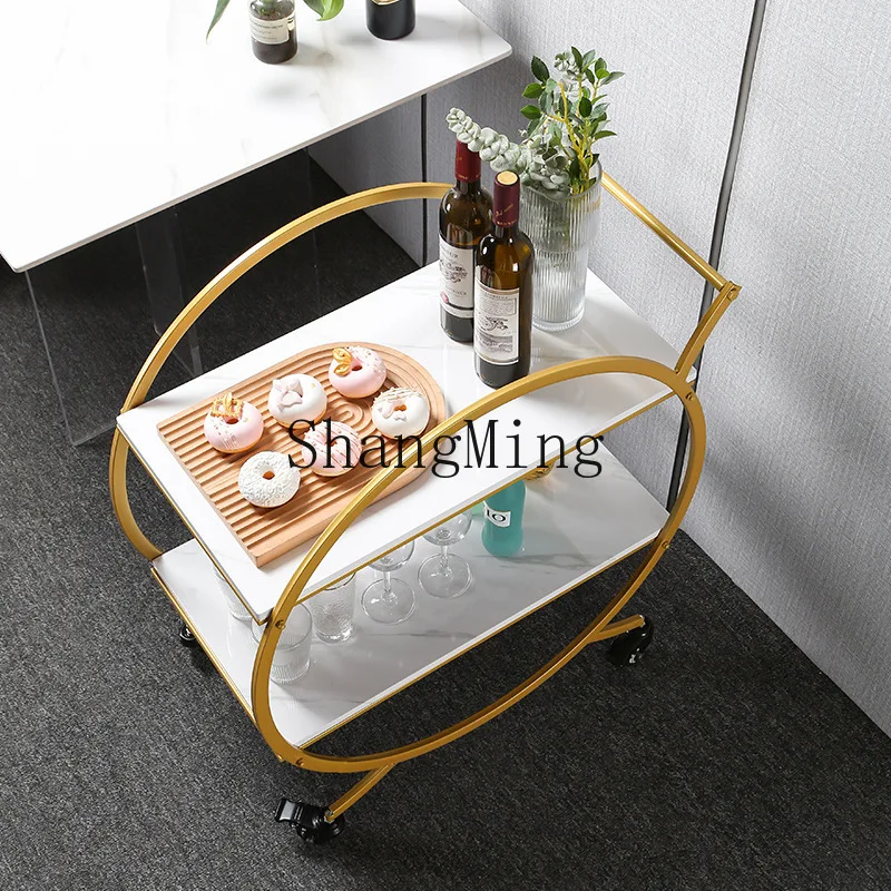 

FG new mobile dining car hotel commercial food delivery tea double-layer three-layer wine truck