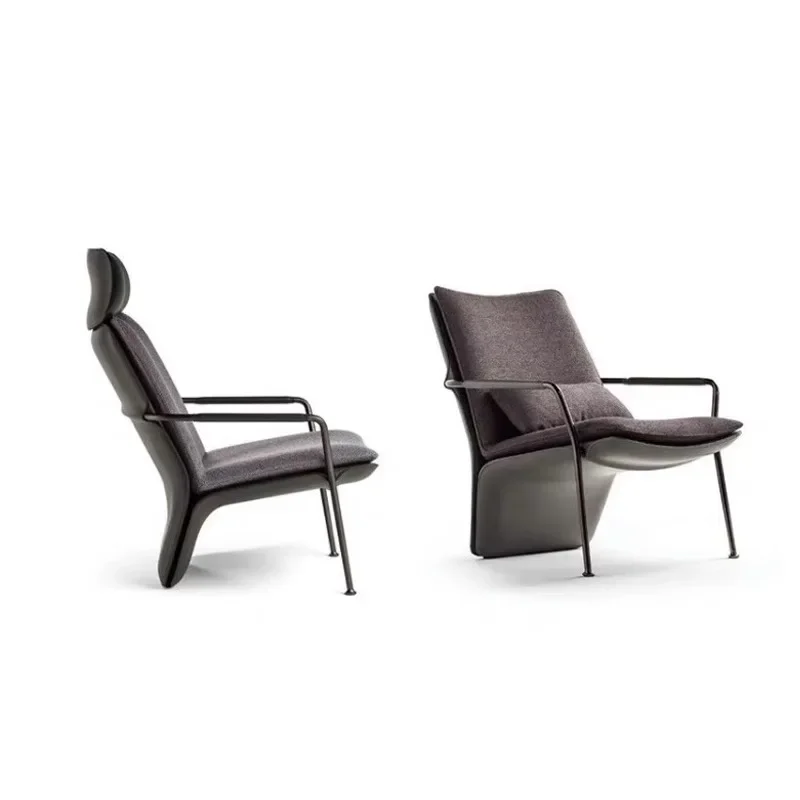 

Nordic minimalist designer chair, fashionable and comfortable lazy recliner, living room bedroom fiberglass