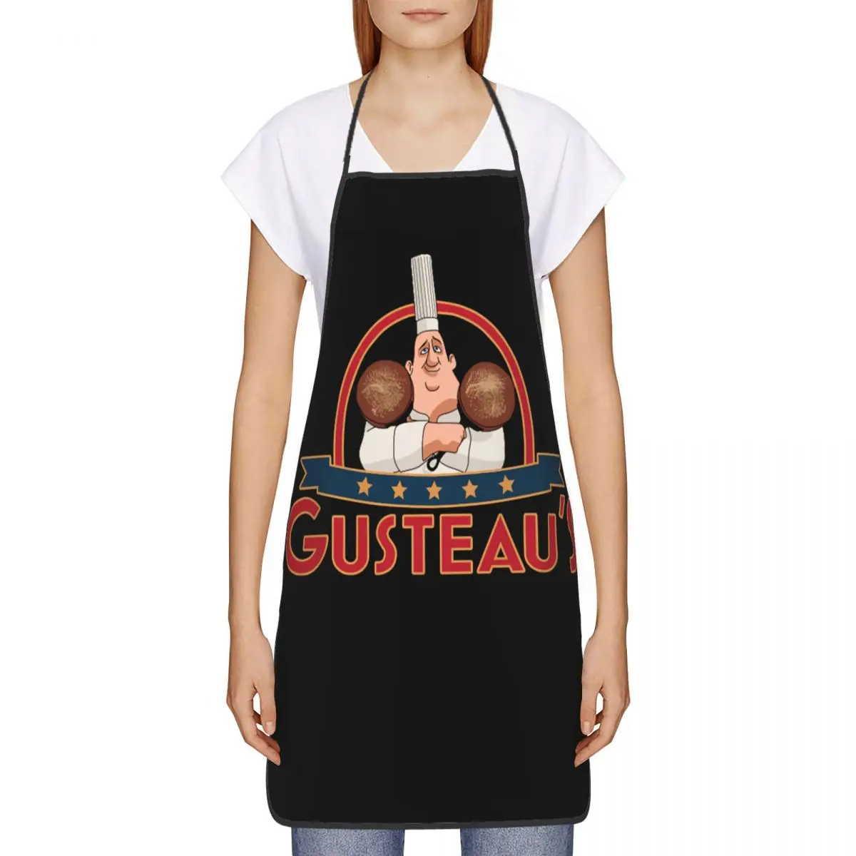 Funny Ratatouille Gusteaus Aprons Men Women Anyone Can Cook Adult Kitchen Chef Bib Tablier Cuisine Cooking Baking Gardening