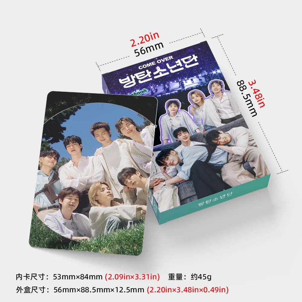 30pcs Album 13 Come Ove Lomo Cards HD Printd Photocards Fans Gift Photo Cards Fans Collection Printed Cards image 3