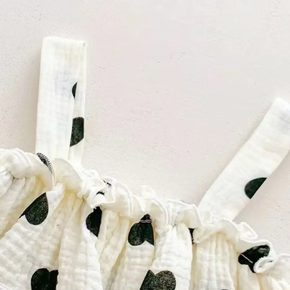 

Модный детский комбинезон с рюшами и бантом в форме сердца, кружевной хлопковый боди-комбинезон для младенцев, шорты-комбинезон для ползания, подарки