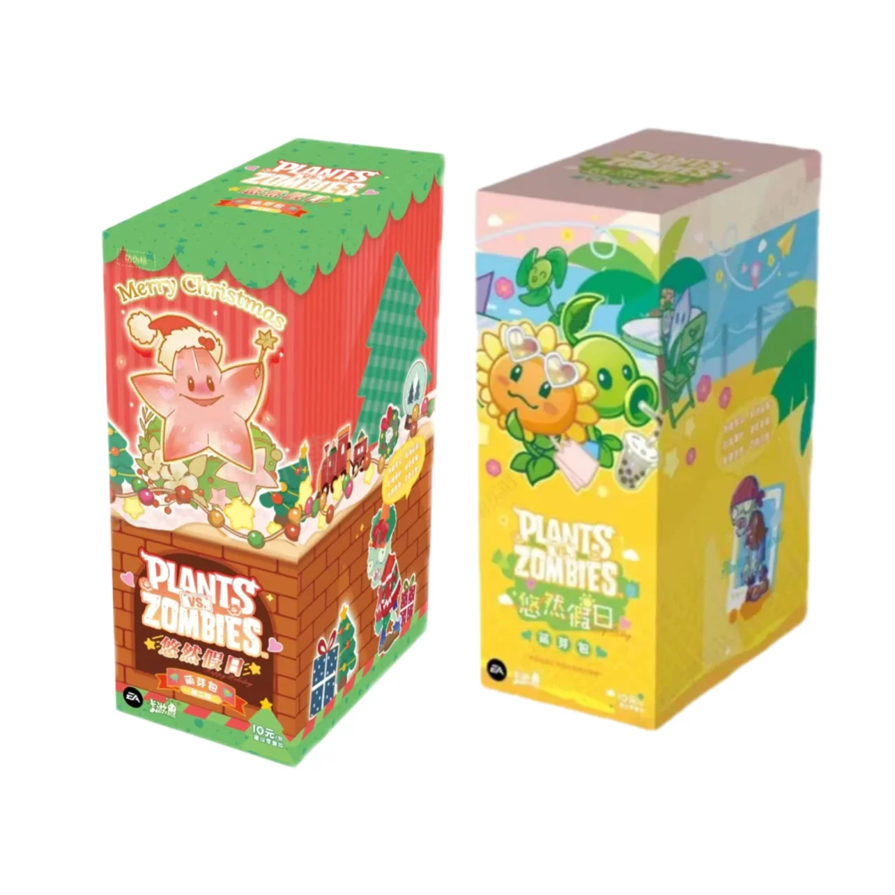 KAYOU Genuine Plants Vs. Zombies Sprout Pack Leisure Holiday Collectible Trading Card Blind Box Game Character Cards Kids Gift