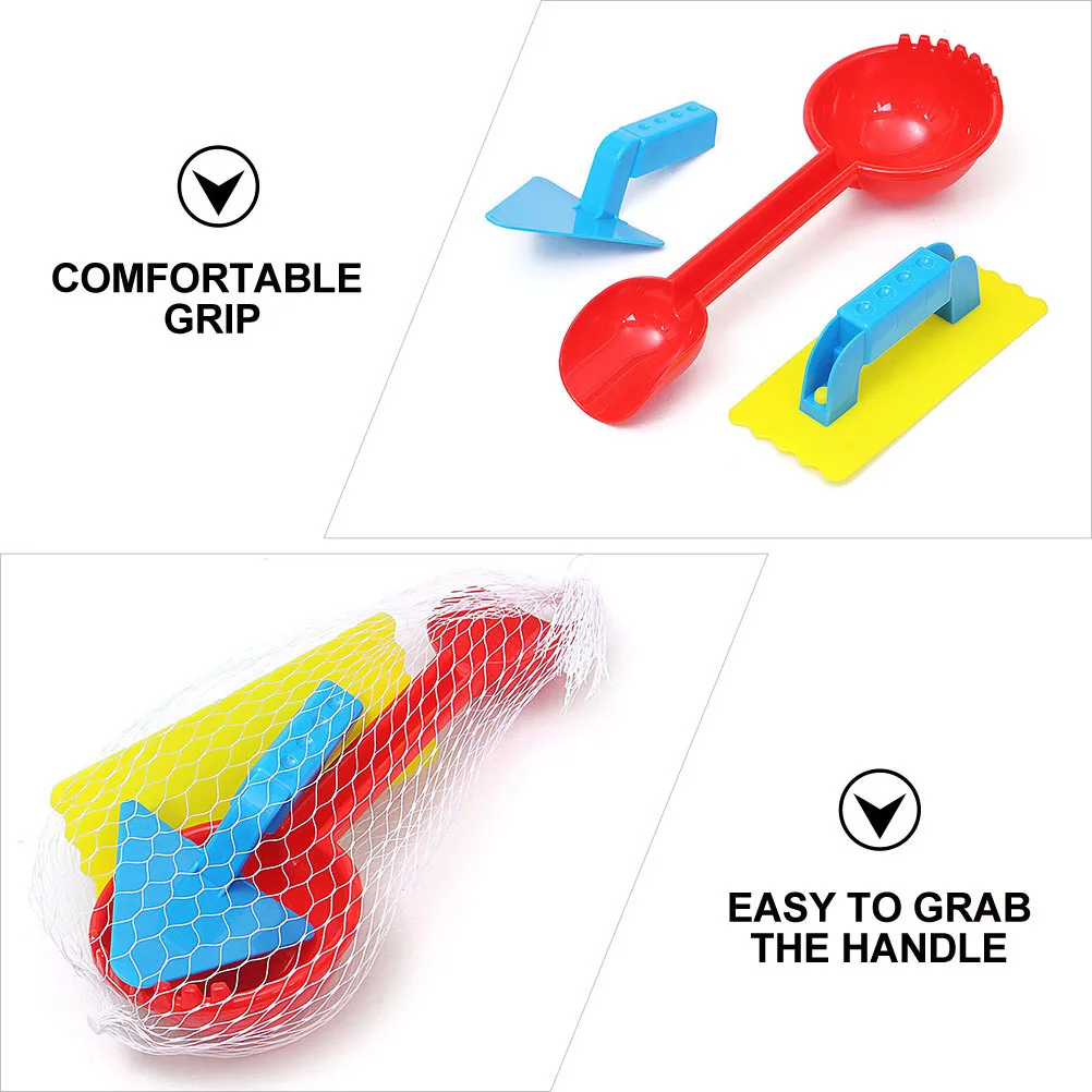 1 مجموعة البلاستيك الشتاء صانع أداة القتال في الهواء الطلق الاطفال المشكل قبضة مريحة صانع البلاستيك متعدد الوظائف