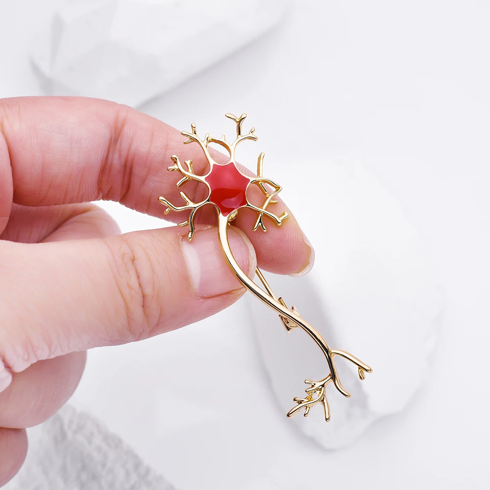 

New Classic Neuron Enamel Pin Medical Neurology Lapel Backpack Badge Brooch Jewelry Gifts for Neurologist Doctor Nurse