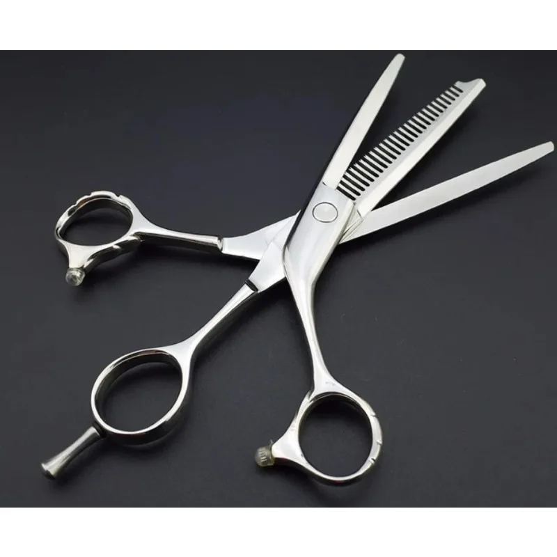 

6-дюймовые профессиональные ножницы с тремя лезвиями, парикмахерские ножницы, ножницы для волос, розовые парикмахерские ножницы, Япония