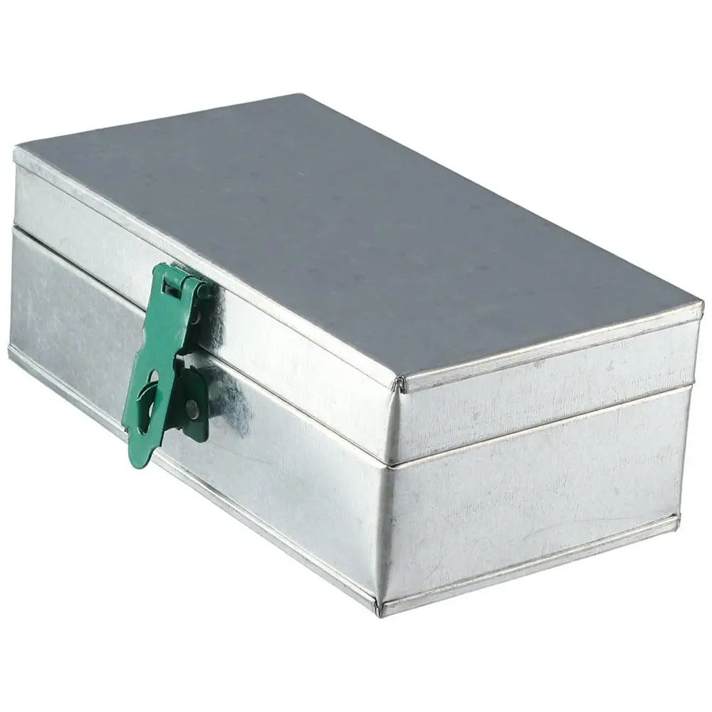 

Security Chest Metal Rectangle Sliver Storage Box Fireproof Document Box Home